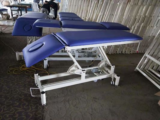 Paciente de cama del examen del hospital que dobla el sofá eléctrico del examen