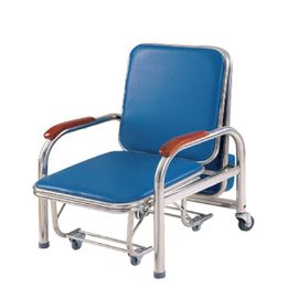 Cama de la silla de Accompany del acero inoxidable, el dormir plegable en silla del hospital
