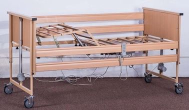 Cama de cuidado eléctrica de la atención a los pacientes del actuador linear de la cama de los cuidados en casa de la cama del marco de madera