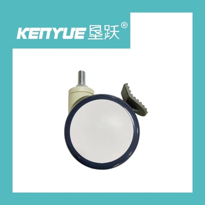 comprar White3 uso médico de la carretilla de la pulgada TPR del hospital material de los echadores Fabricación en línea