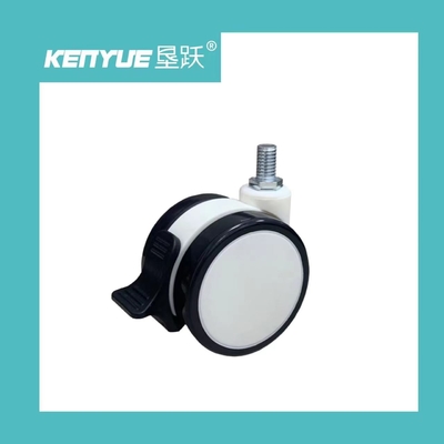 comprar Echadores de la carretilla del negro de 3 pulgadas para la máquina médica del hospital para el hospital Fabricación en línea
