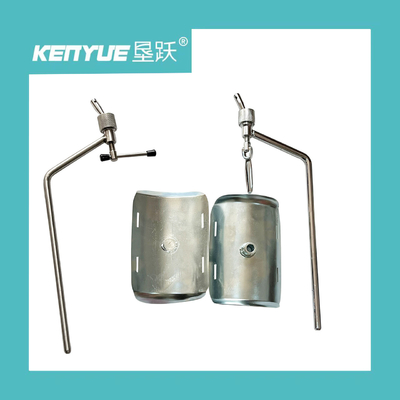 comprar Material blanco de plata del metal del resto de pierna del hierro médico para la cama de hospital Fabricación en línea