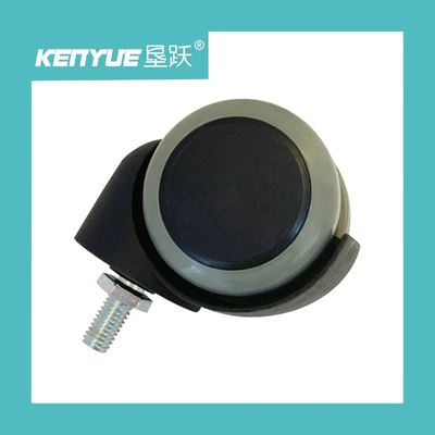 comprar 2 pulgadas Casters Hospital Negro Accesorios especiales de material de PU Fabricación en línea