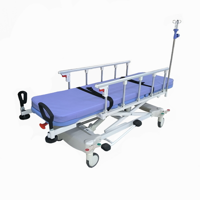 comprar Transbordador de ambulancia hidráulico azul de metal importado para pacientes Fabricación en línea