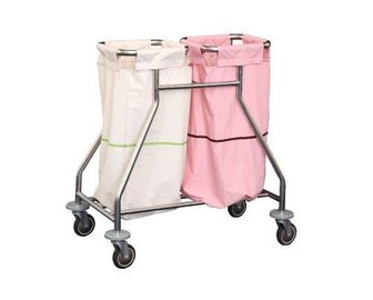 comprar Carretilla médica de recogida inútil médica de los cuidados del acero inoxidable de la carretilla del instrumento del hospital Fabricación en línea