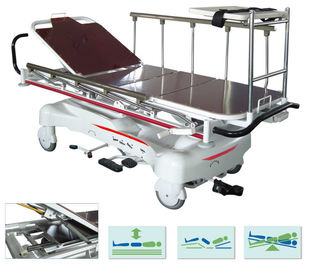 comprar Caída eléctrica de la subida de la cama del transporte de hospital de la emergencia de la carretilla de acero del ensanchador Fabricación en línea