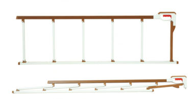comprar Guardia del carril lateral de la cama de hospital del OEM con el peso ligero de la aleación de aluminio 1360*420m m Fabricación en línea