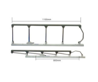 comprar Instalación fácil de nylon del acero inoxidable de los carriles laterales de hospital de los accesorios plegables de la cama Fabricación en línea