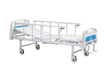 comprar Cama de hospital eléctrica de dos manivelas, marco inoxidable de la cama de la cama paciente eléctrica Fabricación en línea