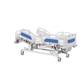 comprar Cama de hospital manual de la cama paciente inestable tres con los echadores de fijación centrales lujosos Fabricación en línea