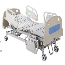 comprar Cama médica desmontable manual del tablero de la cabeza y de pie de tres de las manivelas del hospital de hospital PP de la cama Fabricación en línea