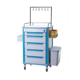 comprar Carretilla del hospital del carro de la carretilla de la emergencia del equipamiento médico del ABS de los muebles del hospital Fabricación en línea