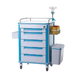 comprar Marco de acero inoxidable de la carretilla del instrumento médico del dispensador de la droga para las enfermeras Fabricación en línea