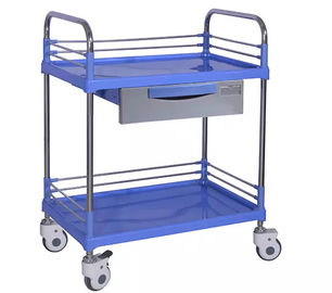 comprar Preparación de la inyección del hospital de la carretilla del instrumento médico/carretilla azules del hospital de la entrega de la droga Fabricación en línea