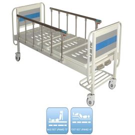 comprar Cama de hospital manual médica de dos funciones con dos manivelas y sobre la tabla de la cama Fabricación en línea