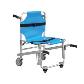 comprar Carro material de acero inoxidable azul del ensanchador del hospital del hospital con las ruedas Fabricación en línea