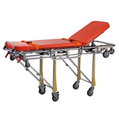 comprar Ensanchador especial de la ambulancia del hospital anaranjado material del metal con las ruedas Fabricación en línea