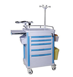comprar Carretilla médica multifuncional plástica del carro de la carretilla del móvil 960m m del marco de acero Fabricación en línea