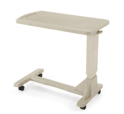 comprar ABS 2,5 tabla de Overbed del hospital del echador 1000m m de la pulgada con las ruedas Fabricación en línea