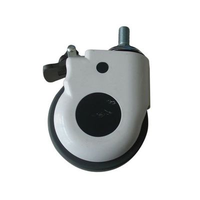 comprar Los echadores médicos del hospital de la cama acallan la rueda plástica con la cubierta externa del ABS del freno Fabricación en línea