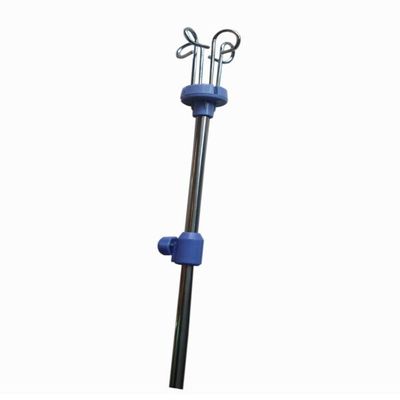 comprar Soporte de acero inoxidable de la infusión de los 210cm de hospital de los accesorios pacientes de la cama IV poste Fabricación en línea