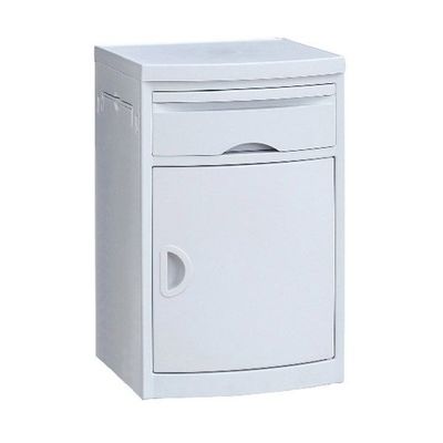 comprar Gabinete ajustable de la mesita de noche de la mesita de noche médica del ABS blanco Fabricación en línea