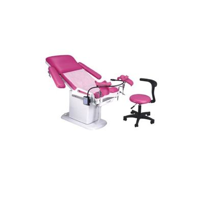 comprar Cama obstétrica del tableDelivery de Gynaec del rosa del hospital de la tabla eléctrica del examen con la lámpara Fabricación en línea