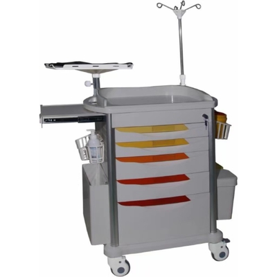 comprar Carro blanco médico de la ambulancia del ABS del hospital con cuatro ruedas Fabricación en línea
