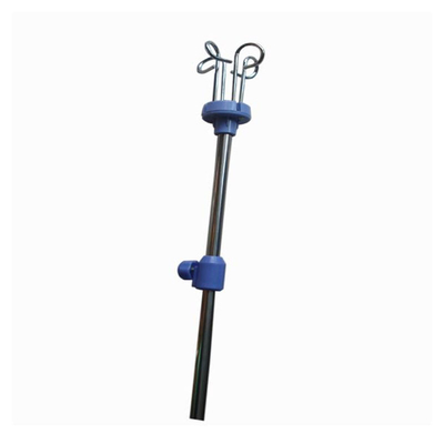Color azul del material plástico del metal del soporte de la infusión de la cama de hospital