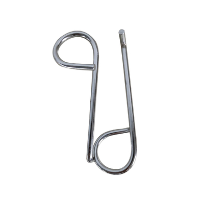 Material de plástico del metal azul y blanco del gancho del polo de la infusión del hospital