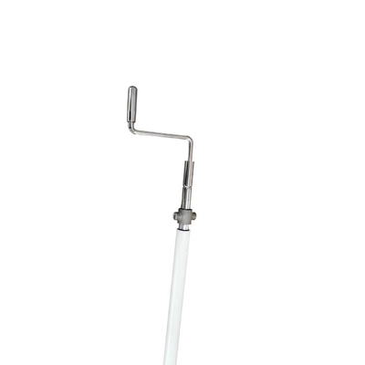 Acero tubular material de la manivela de la cama de hospital del metal blanco debajo de la cama