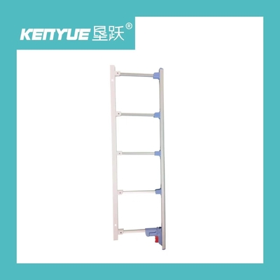 Accesorios médicos del hospital de la barandilla de la aleación de aluminio azules y blancos