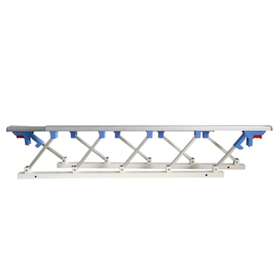Accesorios médicos del hospital de la barandilla de la aleación de aluminio azules y blancos