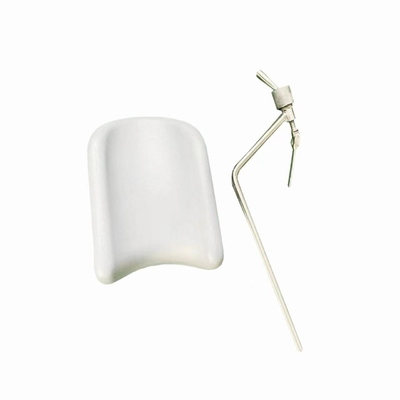 Accesorios negros blancos de la cama de la entrega del tenedor de la pierna de la espuma del material de la PU del hospital