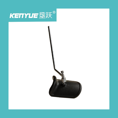 La pierna material electrochapada de la PU descansa el color negro para la tabla obstétrica
