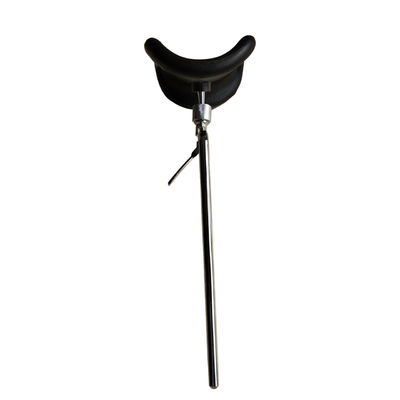 La pierna material electrochapada de la PU descansa el color negro para la tabla obstétrica