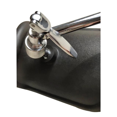 La pierna material electrochapada de la PU descansa el color negro para la tabla obstétrica
