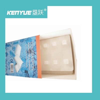 Adaptable blanco de la esponja hemostática médica amistosa del hospital de Eco