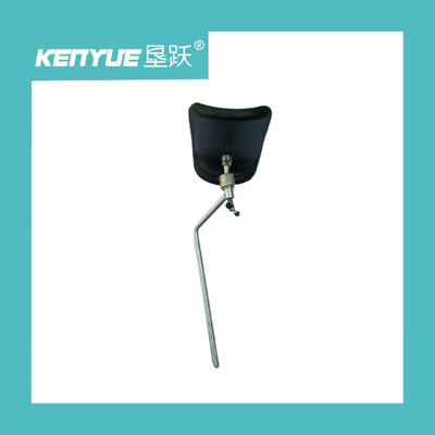 Tenedor obstétrico de acero inoxidable de la pierna del metal negro de la PU para las camas de hospital