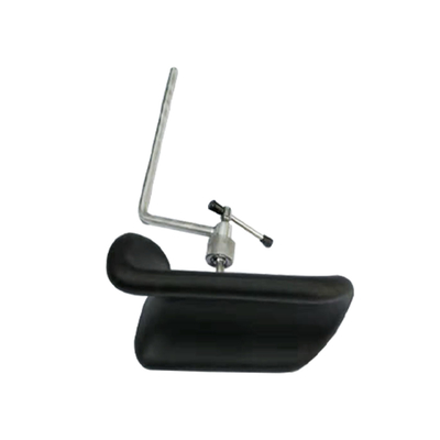 Tenedor obstétrico de acero inoxidable de la pierna del metal negro de la PU para las camas de hospital