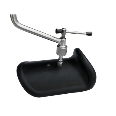 Tenedor obstétrico de acero inoxidable de la pierna del metal negro de la PU para las camas de hospital