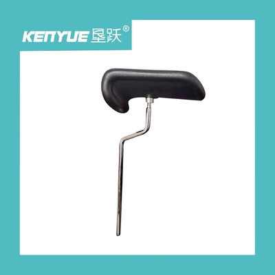 Material negro del metal de la PU de las piezas de la silla de ginecología para la tabla de la cama de ginecología