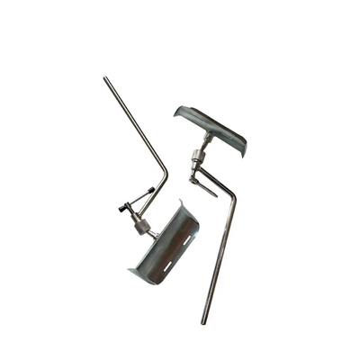Material blanco de plata del metal del resto de pierna del hierro médico para la cama de hospital