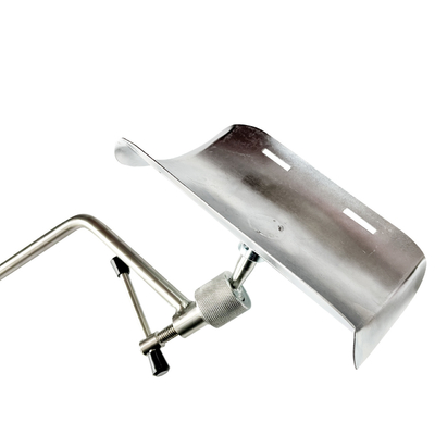 Material blanco de plata del metal del resto de pierna del hierro médico para la cama de hospital