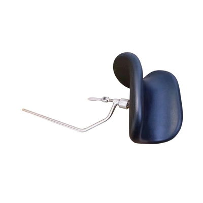 Mesa de operaciones obstétrica de acero inoxidable del metal negro de la ayuda de la pierna