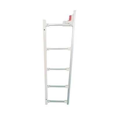 Barandilla médica plegable de plata de la aleación de aluminio de cinco de poste de la cama carriles de lado