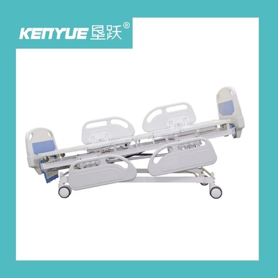 cama de hospital manual de la Cuatro-sacudida para la cama de hospital azul del hospital