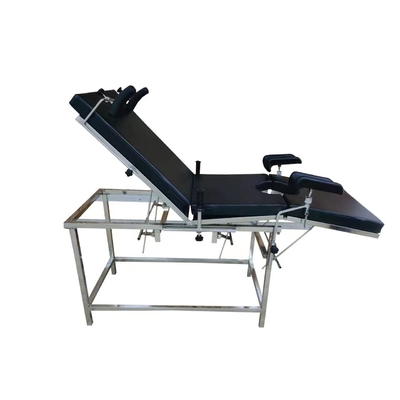 Cama obstétrica eléctrica del hospital negro para ginecología