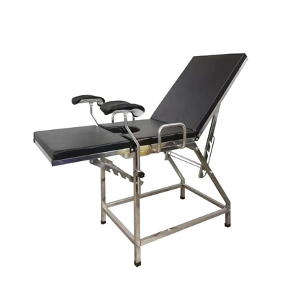 Cama ginecológica simple de acero inoxidable del examen de la cama de la entrega de 304 hospitales