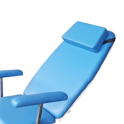 Hospital eléctrico de acero azul ajustable de la silla de la diálisis del ángulo especial